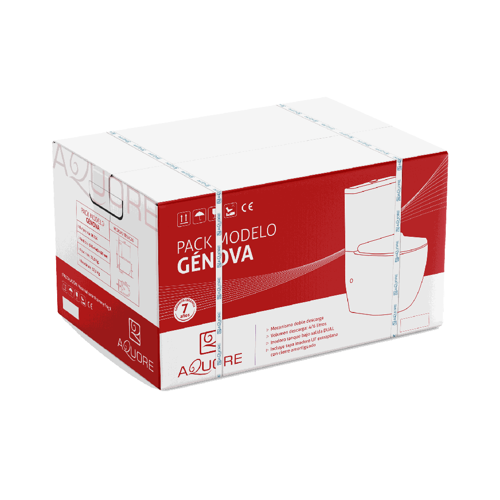 GÉNOVA Pack Inod. BTW. Compacto (Blanco brillo)